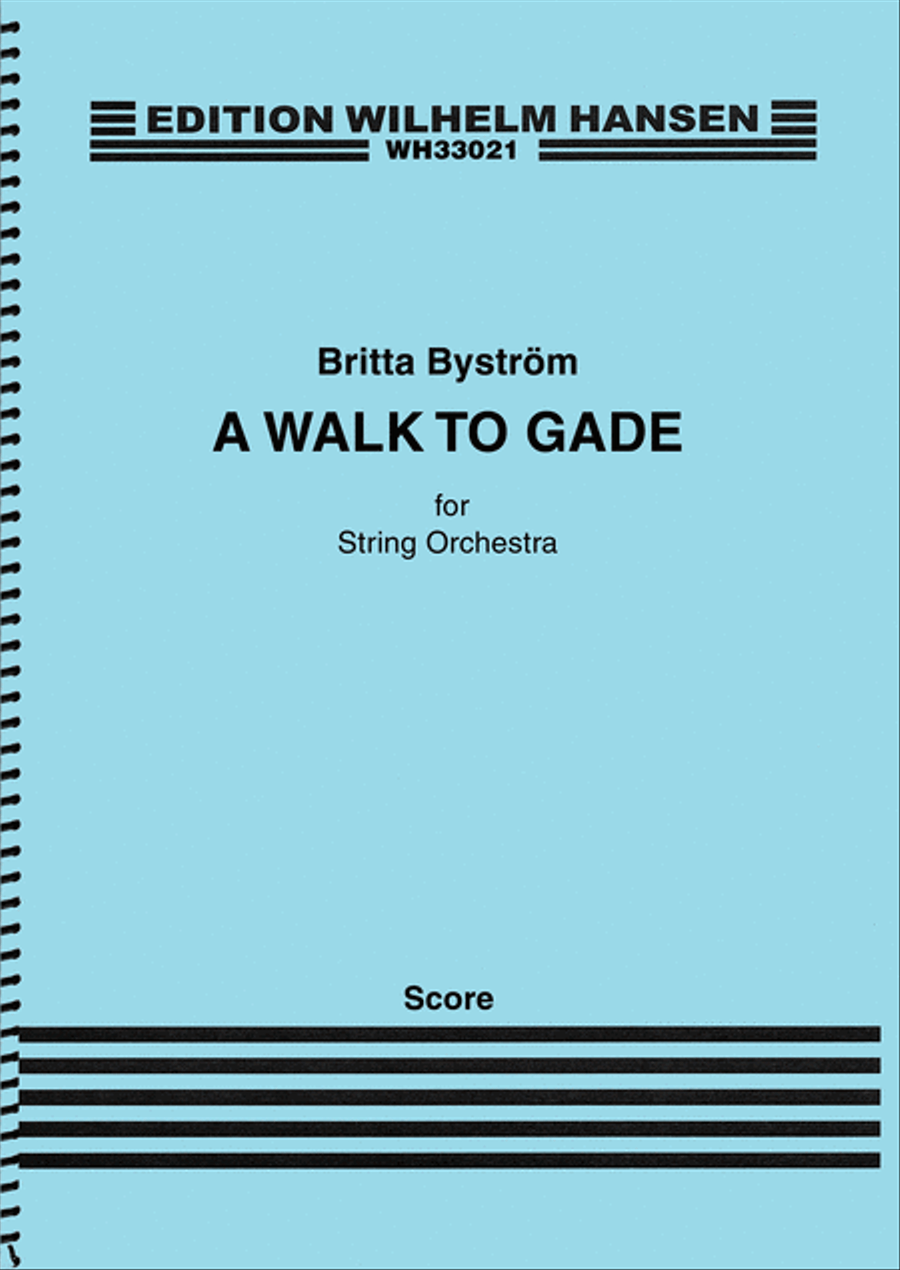 A Walk to Gade Score scores gallery preview page 1