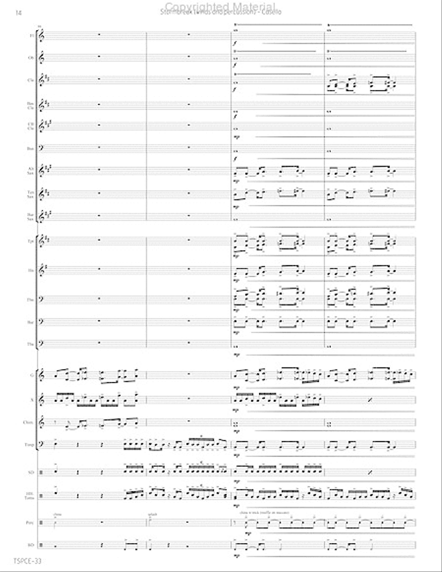 Stormbreak Percussion Ensemble scores gallery preview page 19