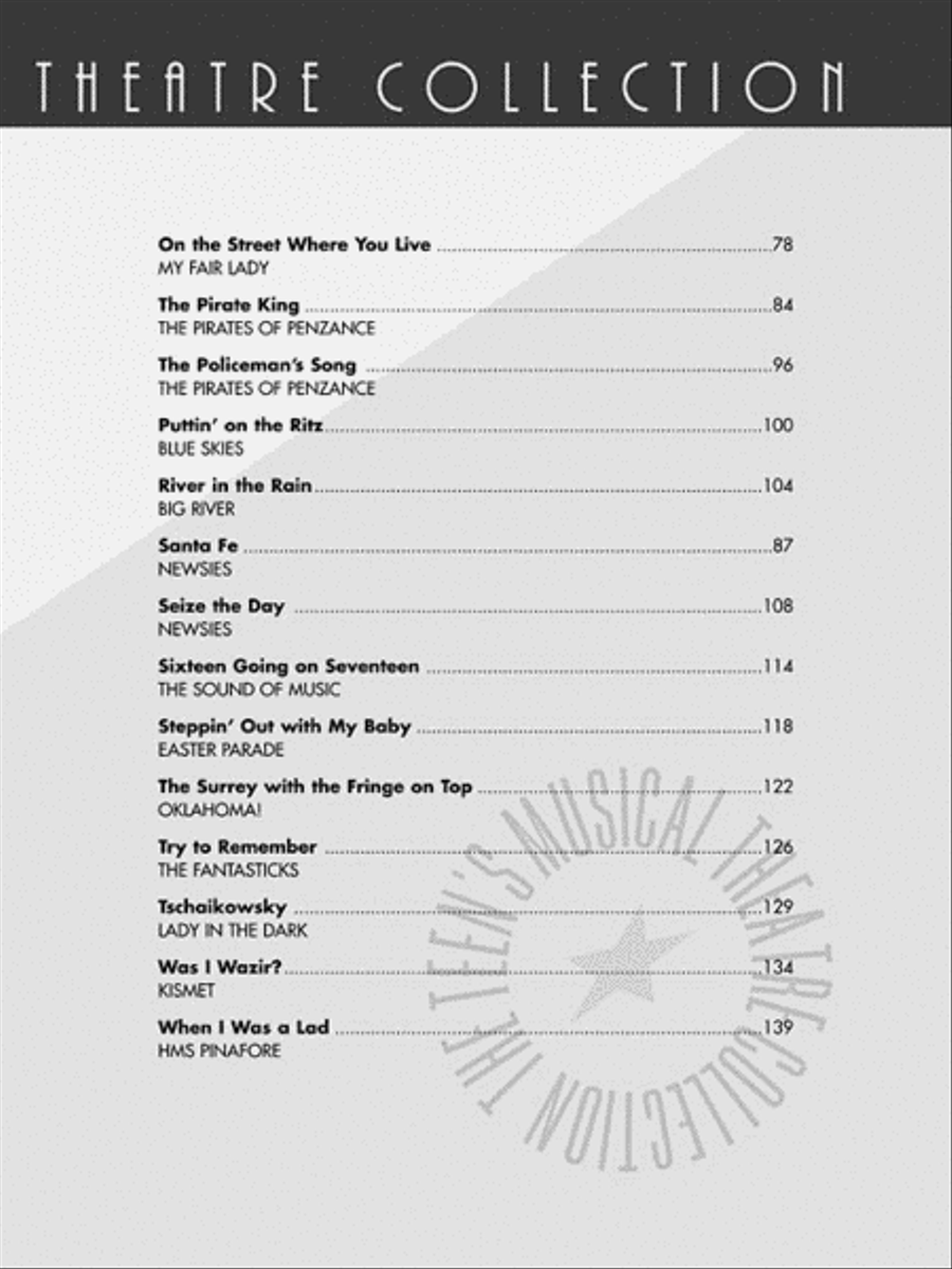 The Teen's Musical Theatre Collection Voice scores gallery preview page 5
