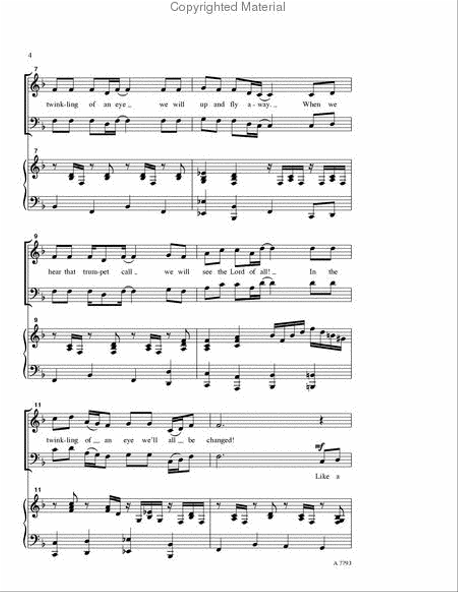 In the Twinkling of an Eye 4-Part scores gallery preview page 3