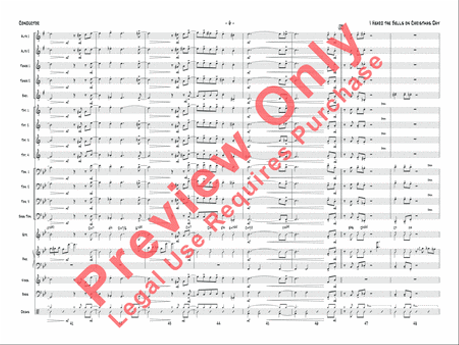 I Heard the Bells on Christmas Day Jazz Ensemble scores gallery preview page 7