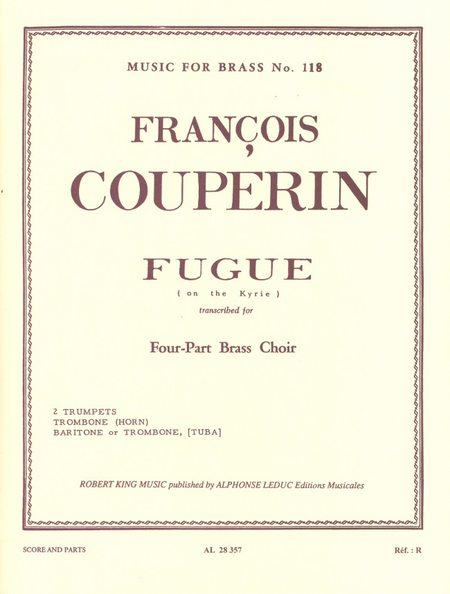 Fugue On The Kyrie - Brass Quartet