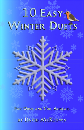 Book cover for 10 Easy Winter Duets for Oboe and Cor Anglais (or English Horn)