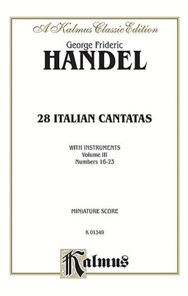 Book cover for 28 Italian Cantatas with Instruments
