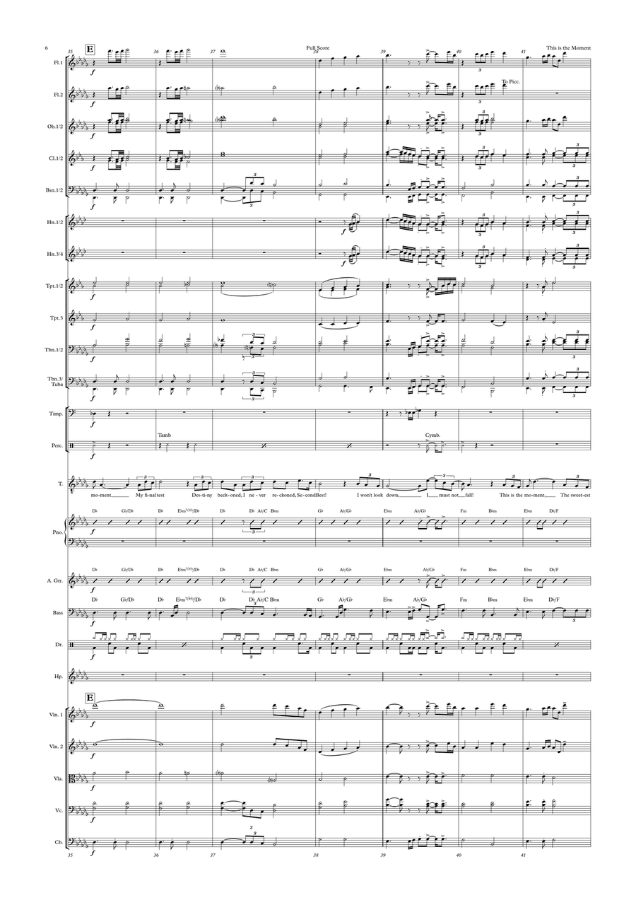 This Is The Moment Full Orchestra scores gallery preview page 6