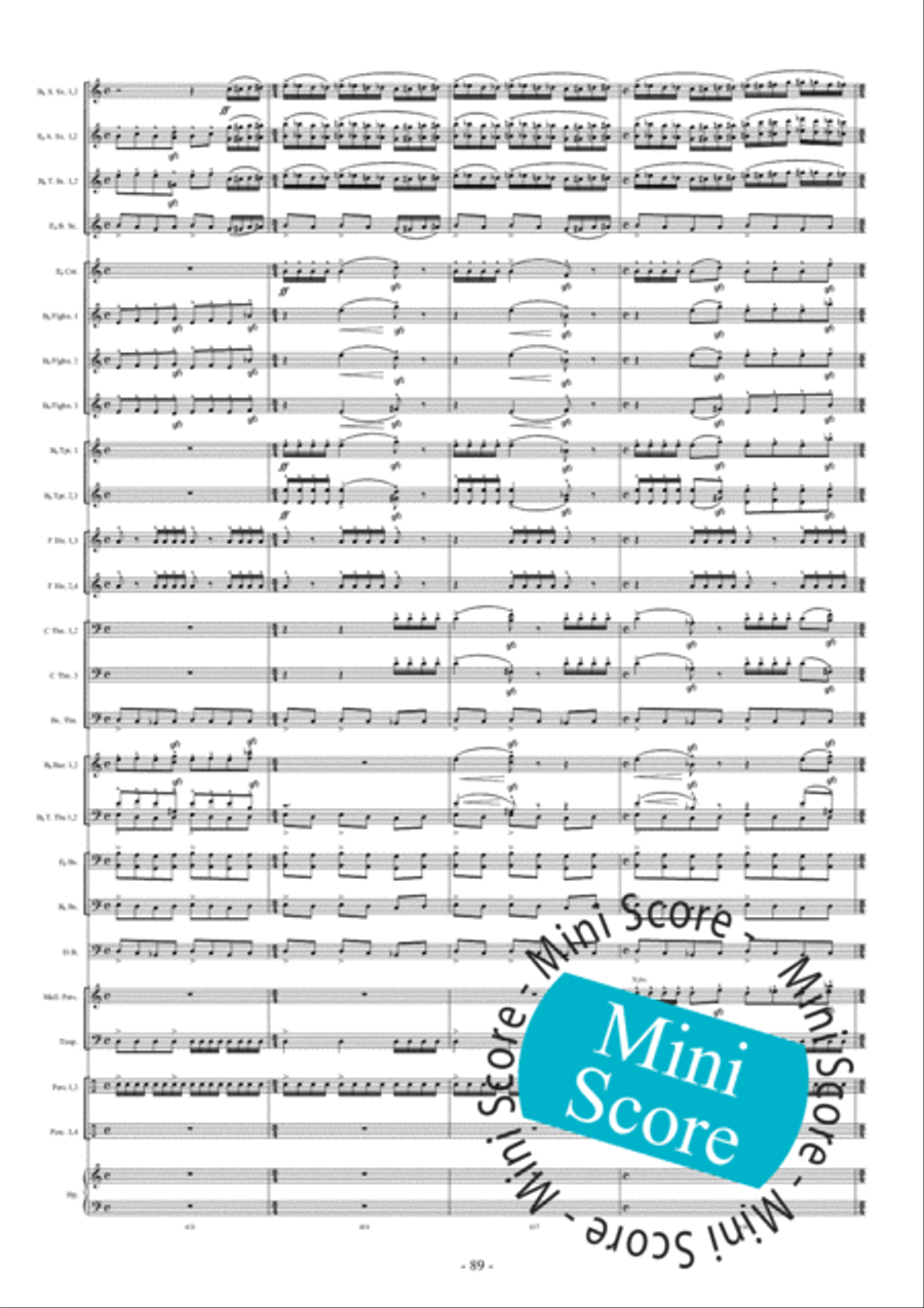 Migyur Fanfare Band scores gallery preview page 95
