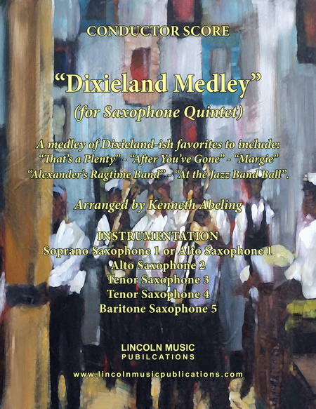 Dixieland Medley (for Saxophone Quintet SATTB or AATTB) image number null