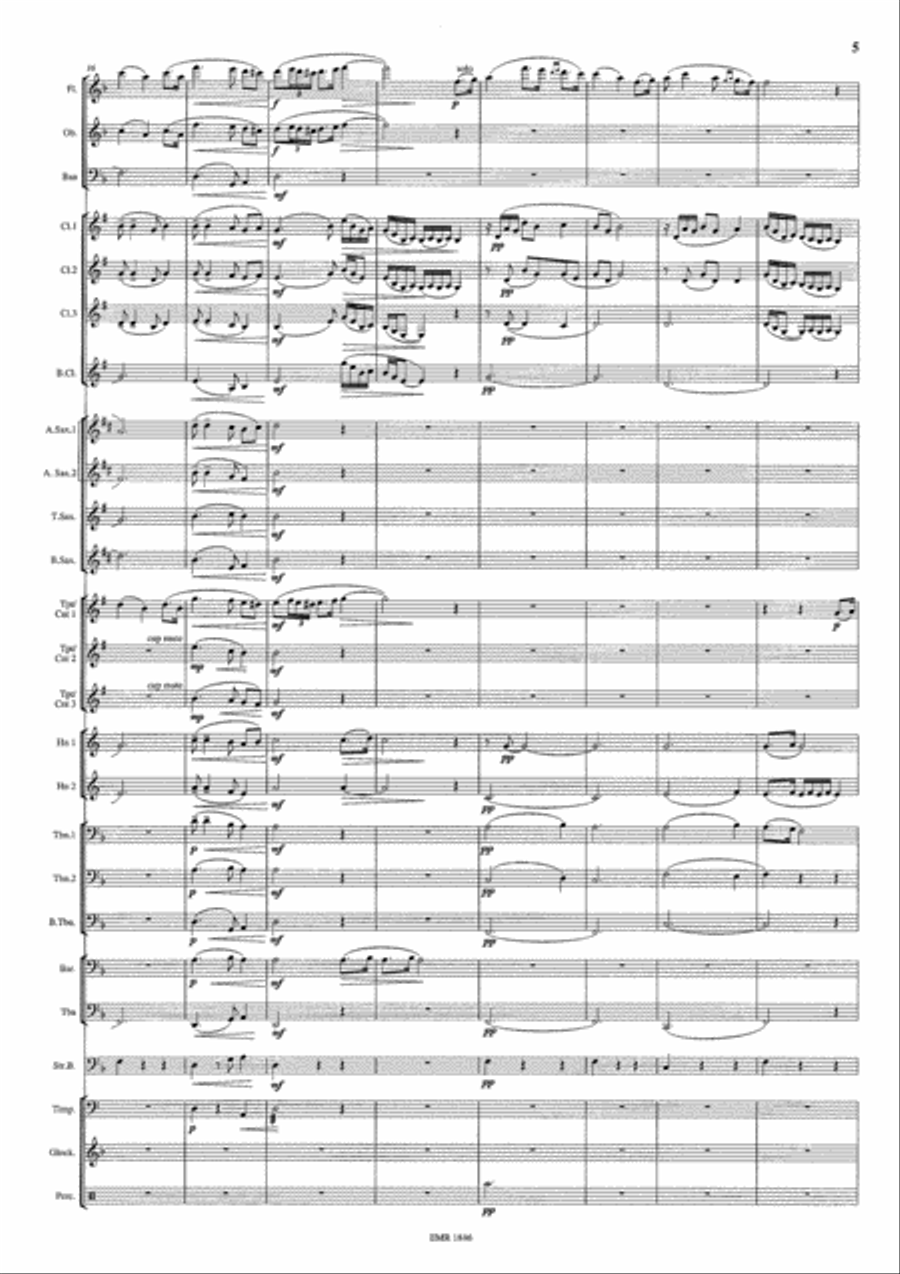 The Last Rose Of Summer Concert Band scores gallery preview page 6