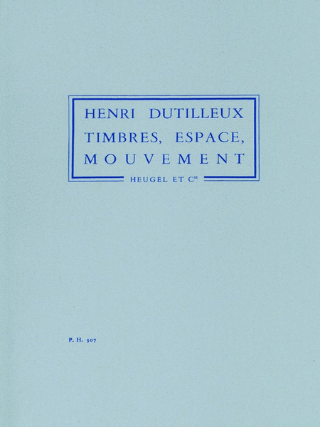 Timbres, Space, Movement (orchestra)