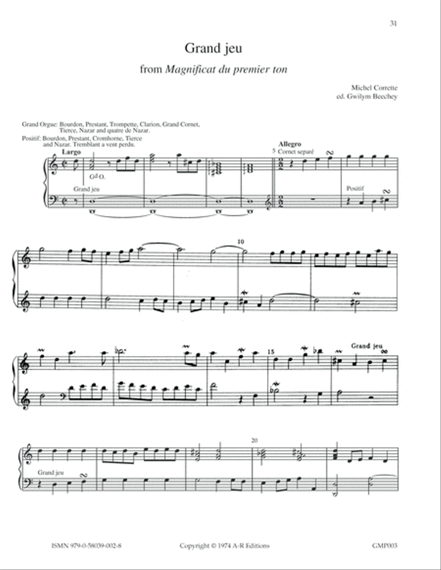 Baroque Organ Music from Central Europe, Germany, and France Organ scores gallery preview page 6