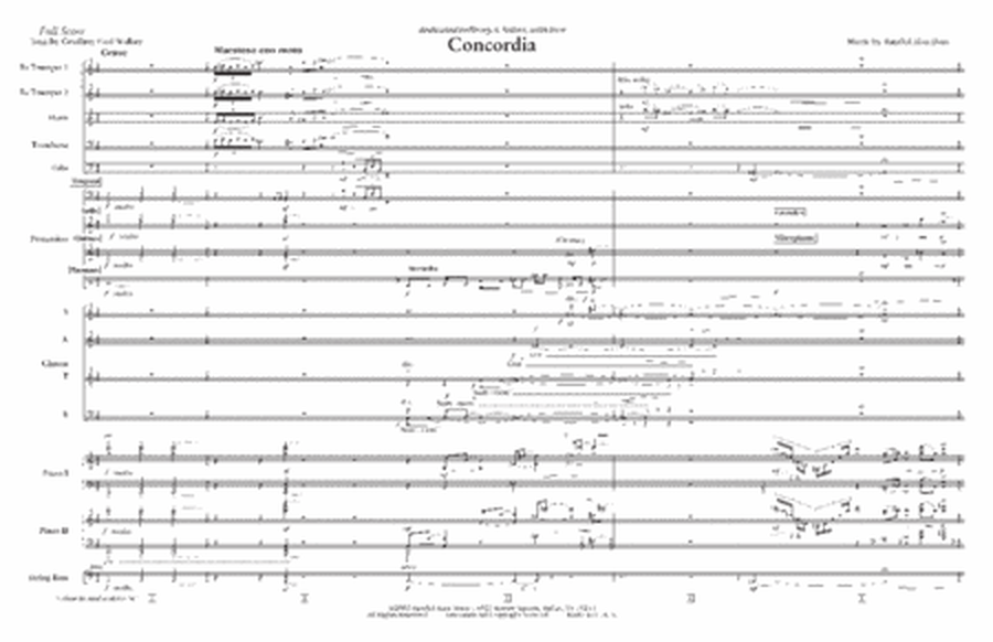 Concordia (Score & Parts)