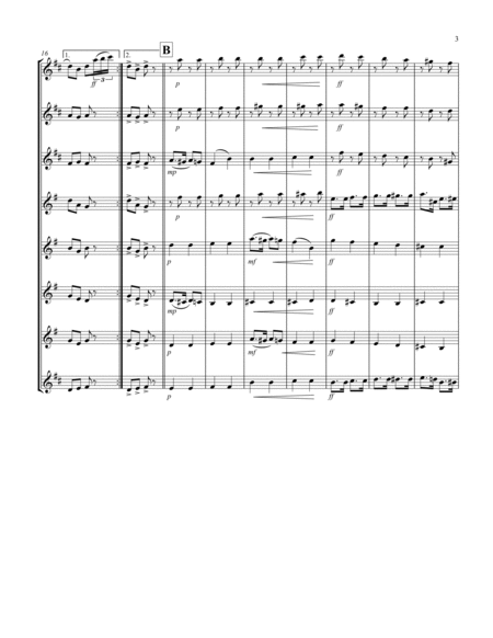 Russian Dance ("Trepak") (from "The Nutcracker Suite") (F) (Saxophone Octet - 3 Alto, 4 Tenor, 1 Bar