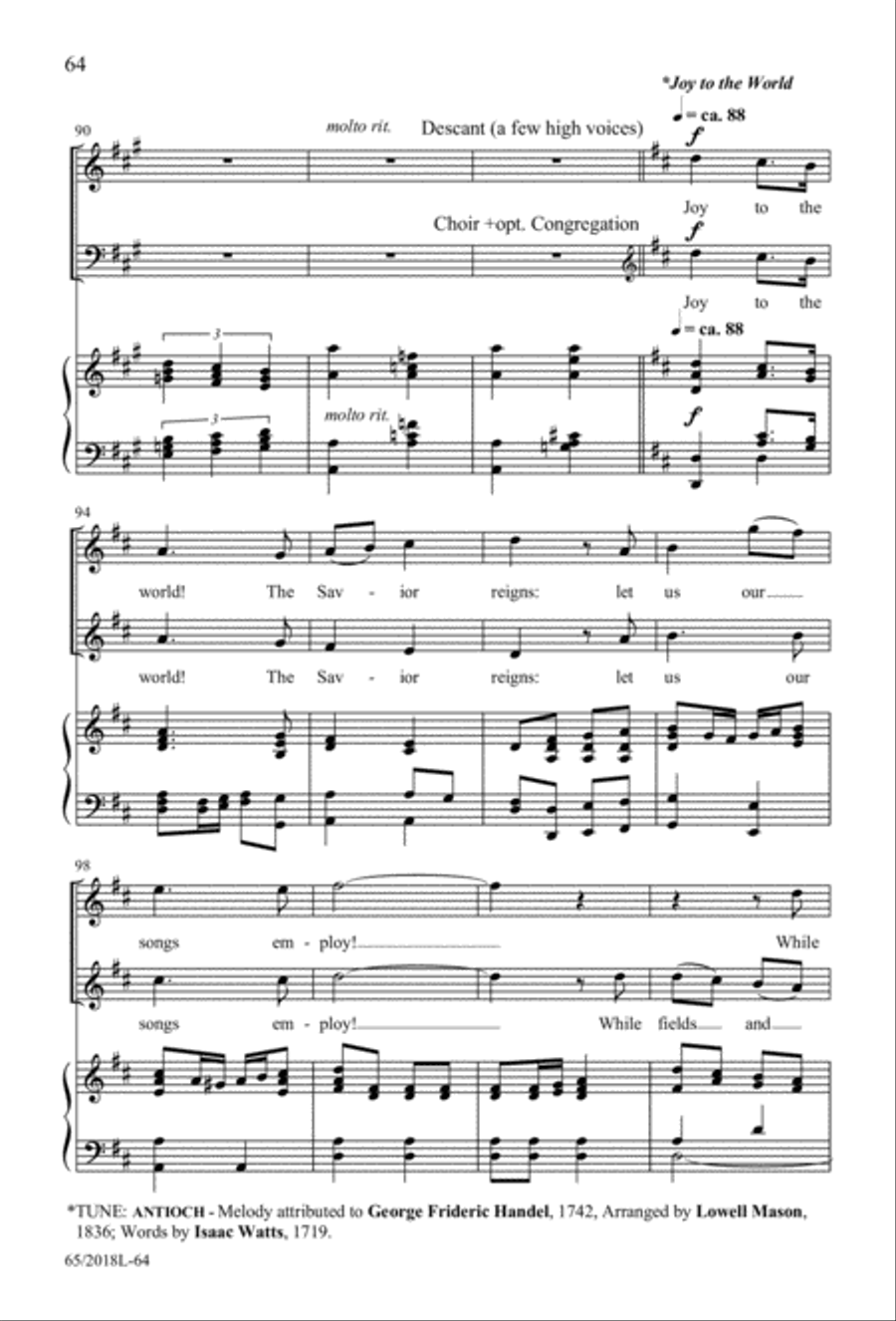 A Ceremony of Lessons and Carols 3-Part scores gallery preview page 65
