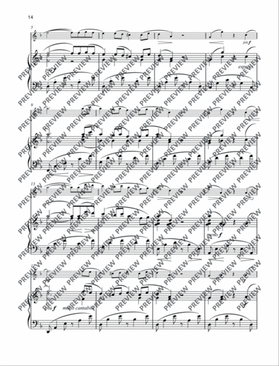 Portraits Portraits Flute Solo scores gallery preview page 15