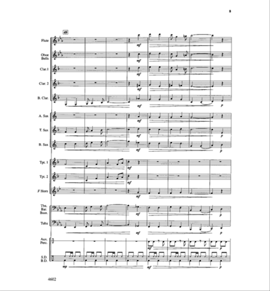 Band Avenue Concert Band scores gallery preview page 8