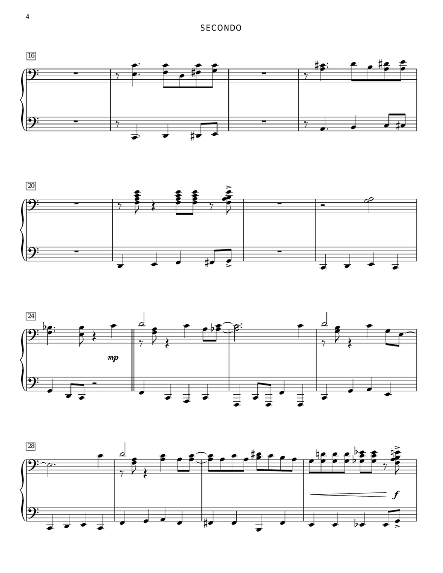 Don't Get Around Much Anymore Piano Duet scores gallery preview page 3