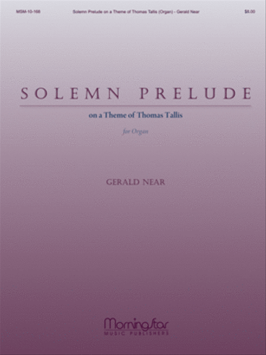 Solemn Prelude on a Theme of Thomas Tallis Organ scores gallery preview page 1