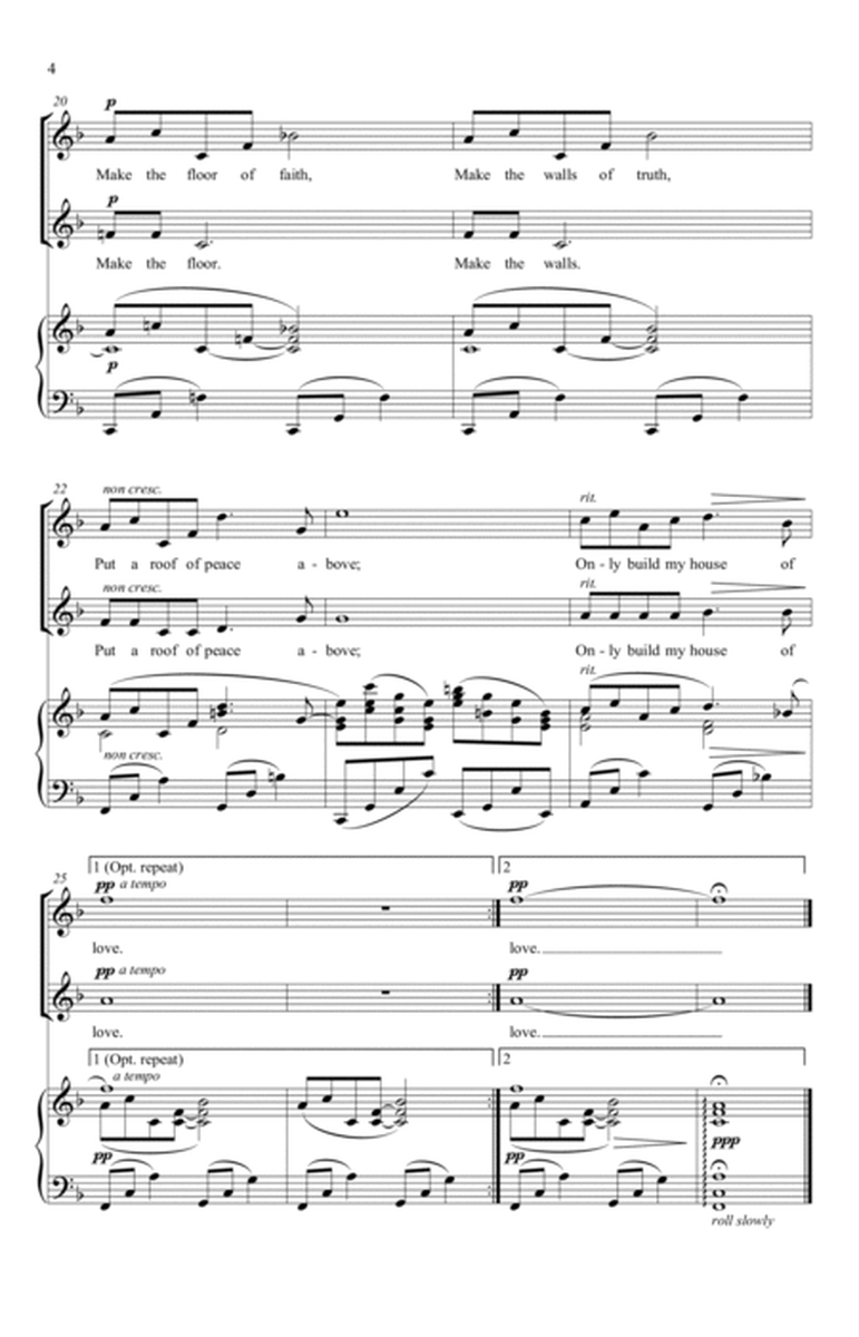 My House (from Peter Pan Suite) (arr. Emily Crocker)