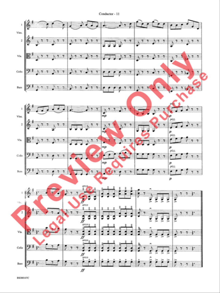 Londonderry Suite String Orchestra scores gallery preview page 13