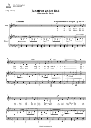 Book cover for Jungfrun under lind, Op. 10 No. 1 (D-flat Major)