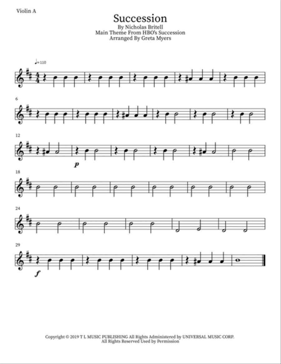Succession Theme