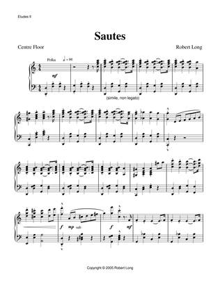Ballet Piano Sheet Music: Sautes from Etudes II