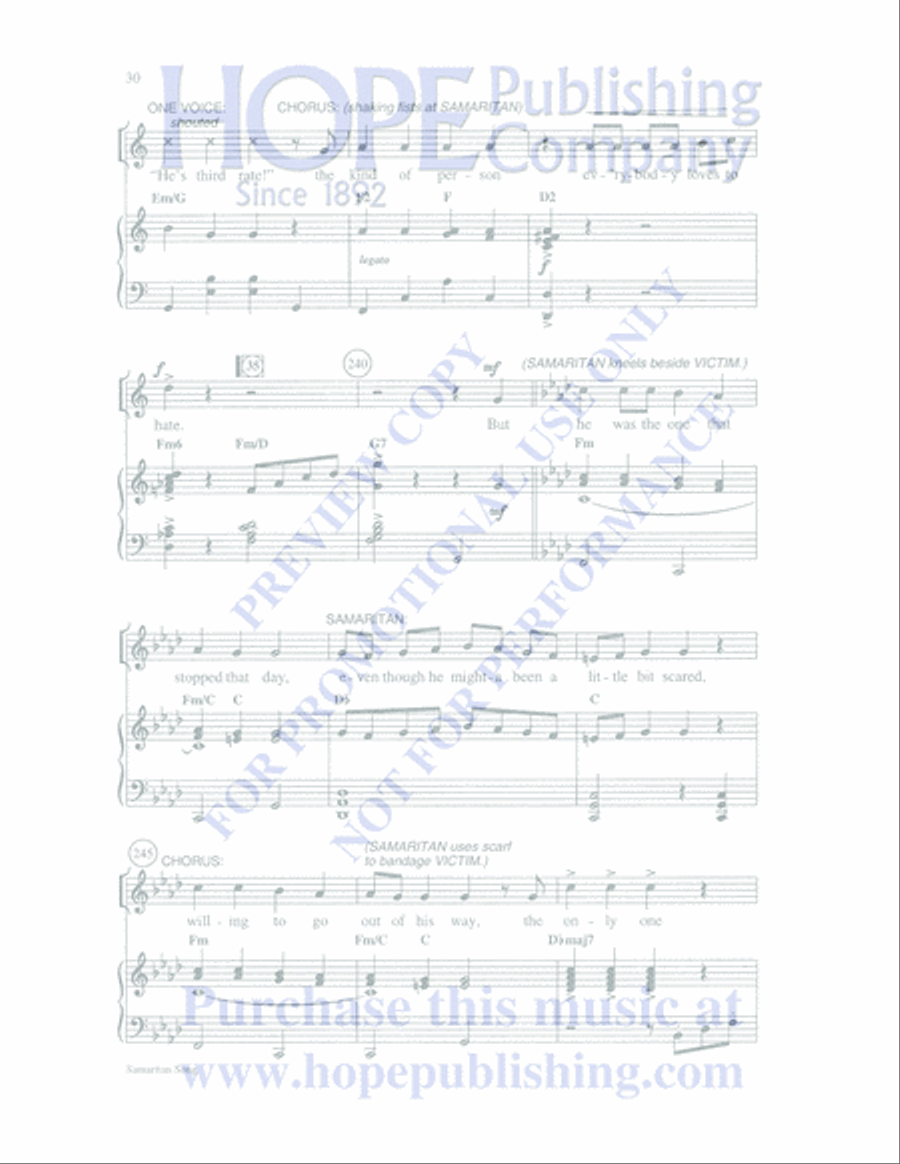 Once Upon a Parable Unison Choir scores gallery preview page 30