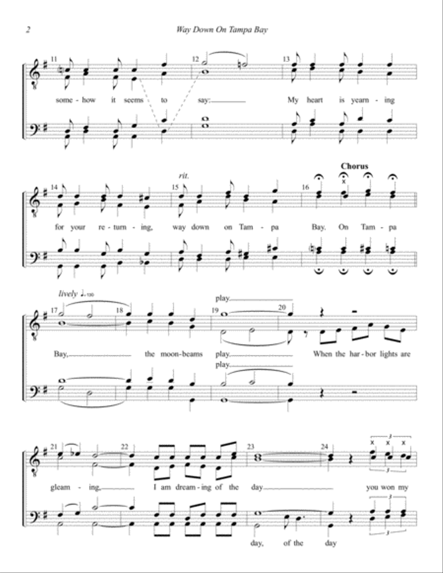 Way Down On Tampa Bay Way Down On Tampa Bay TTBB scores gallery preview page 2