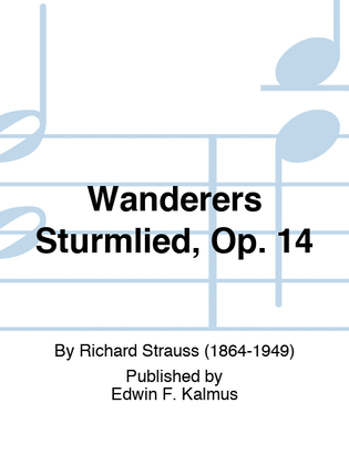 Wanderers Sturmlied, Op. 14