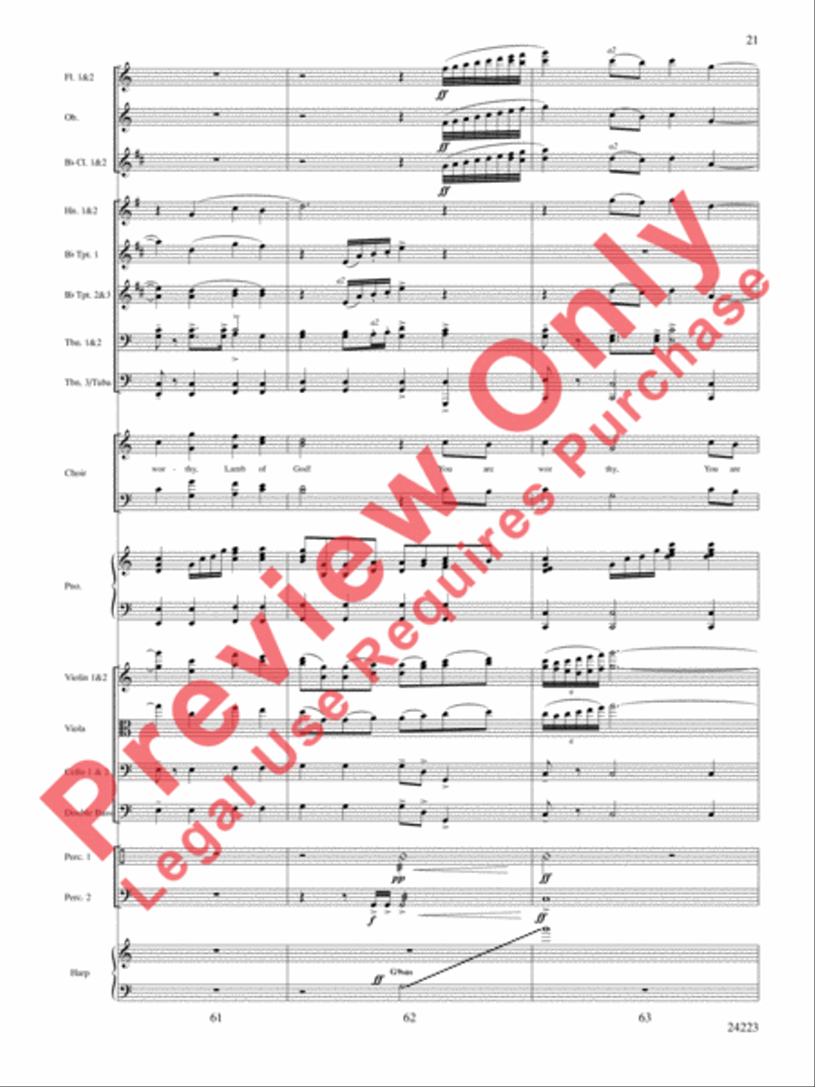 Living Lord Choir scores gallery preview page 22