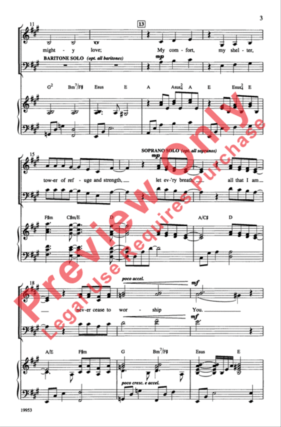Shout to the Lord 3-Part scores gallery preview page 3