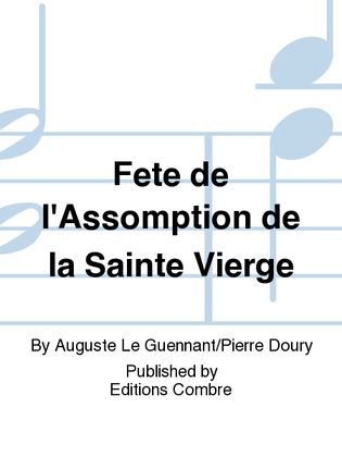 Book cover for Fete de l'Assomption de la Sainte Vierge