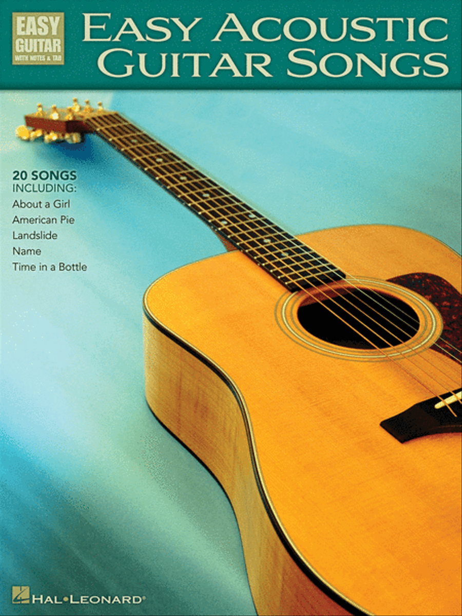 Easy Acoustic Guitar Songs by Various Acoustic Guitar Sheet Music Sheet Music Plus