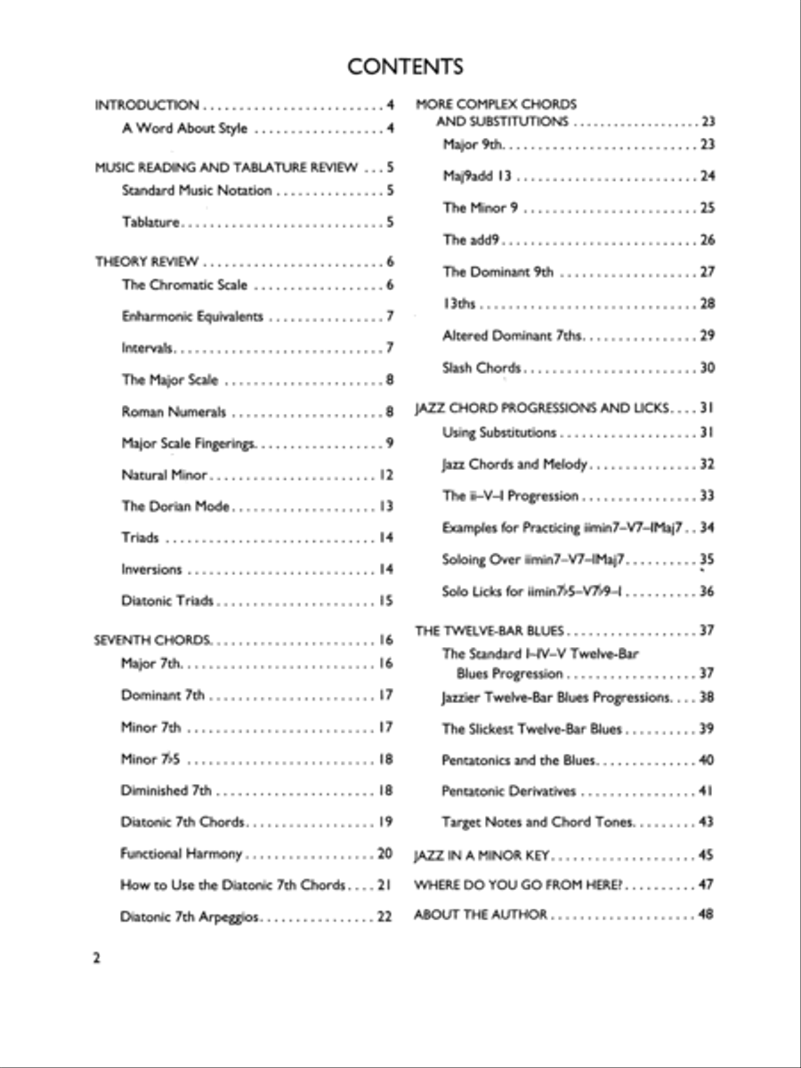 Basix Jazz Guitar Concepts Electric Guitar scores gallery preview page 4
