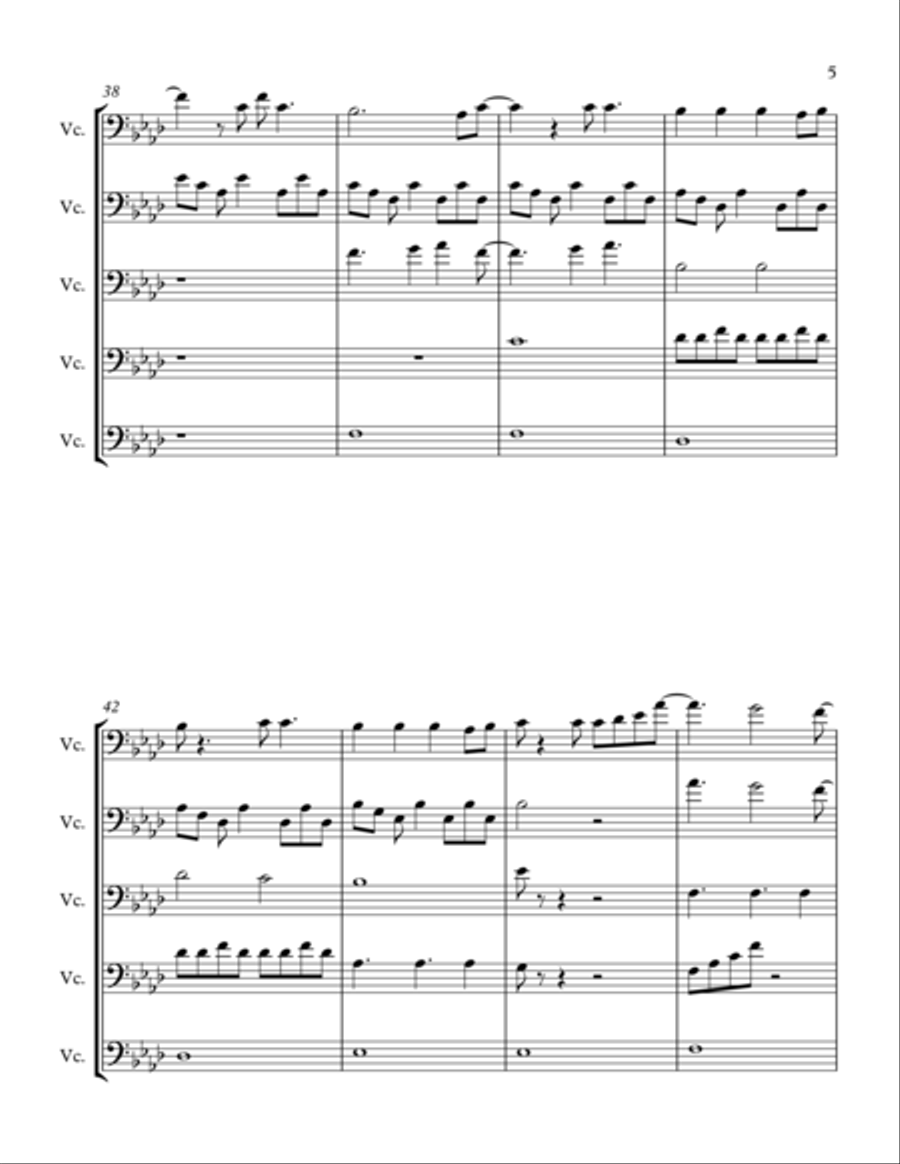 All Of Me String Trio scores gallery preview page 5