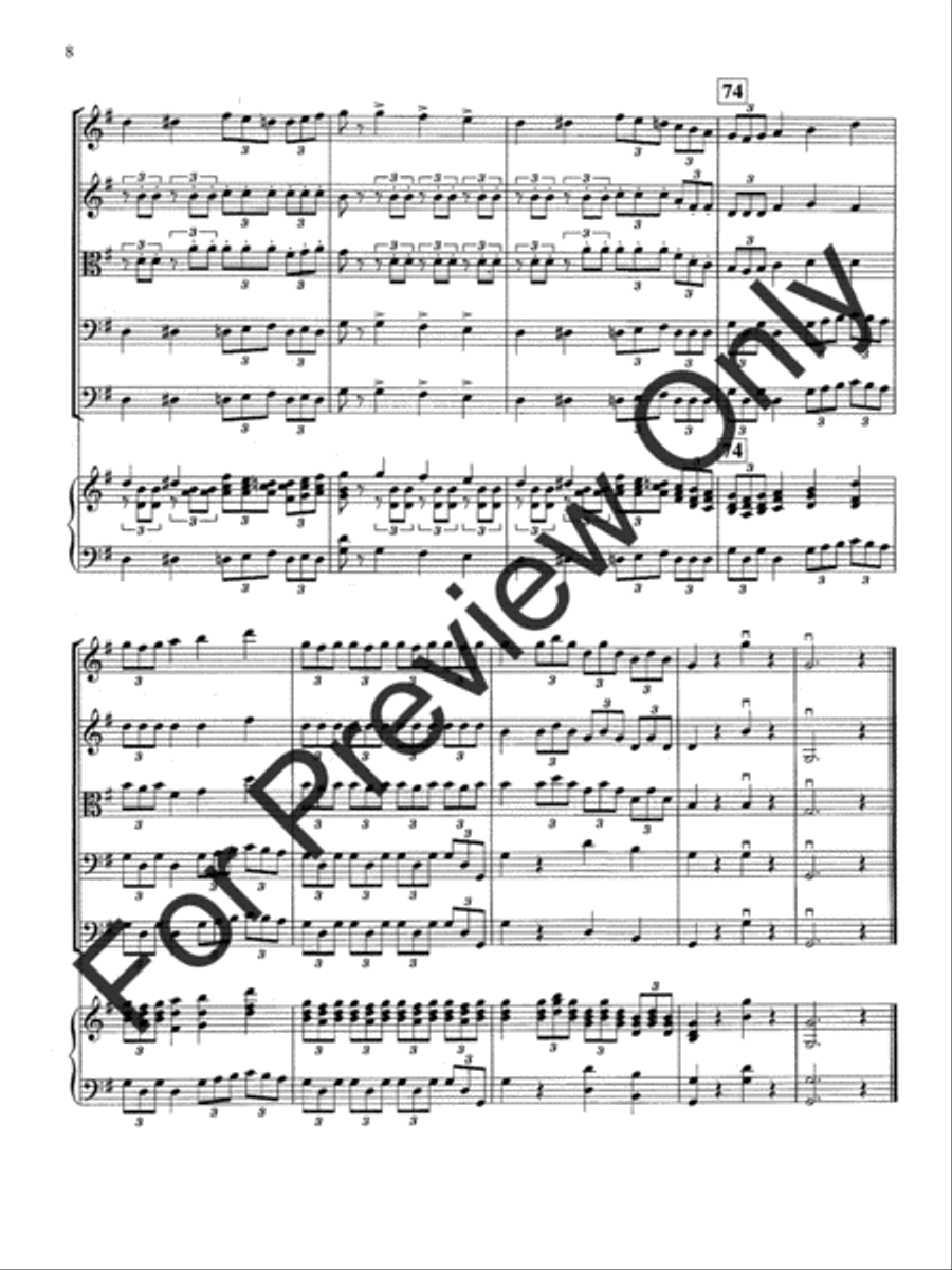 Coronation March (Score) String Orchestra scores gallery preview page 11