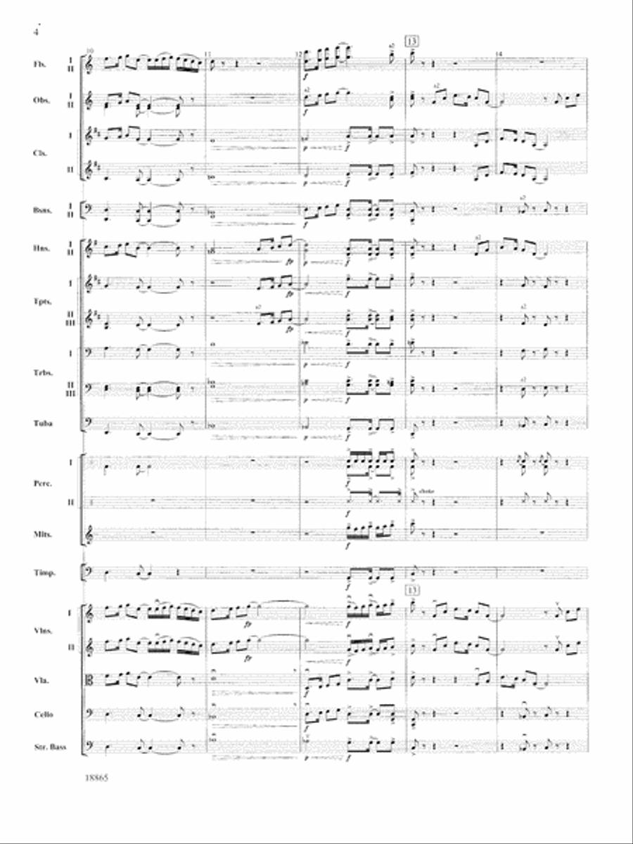 An American Rhapsody: Score Full Orchestra scores gallery preview page 4