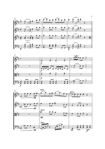 WEDDING DAY AT TROLDHAUGEN String Quartet, Intermediate Level for 2 violins, viola and cello image number null