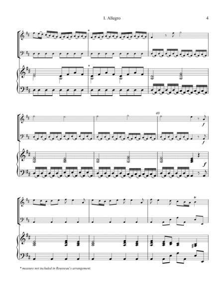 Allegro (i) from La Primavera (Spring) RV. 269 for flute, cello and piano image number null