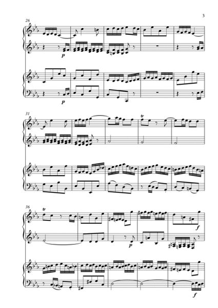 Concerto in C minor for Oboe and Violin (BWV 1060) - 3rd Movt - arranged for 2 pianos image number null