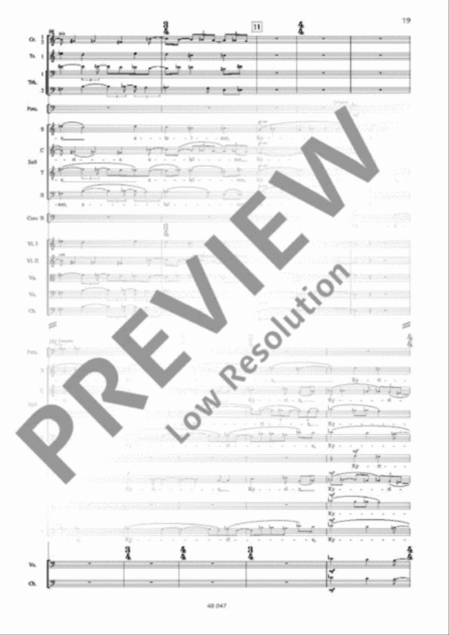 Polish Requiem 4-Part scores gallery preview page 20