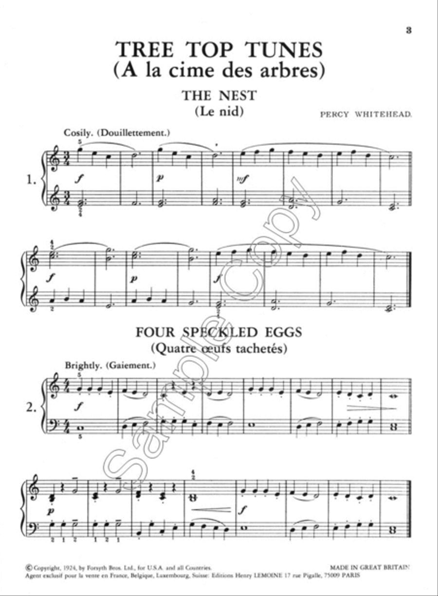 Tree Top Tunes Easy Piano scores gallery preview page 2