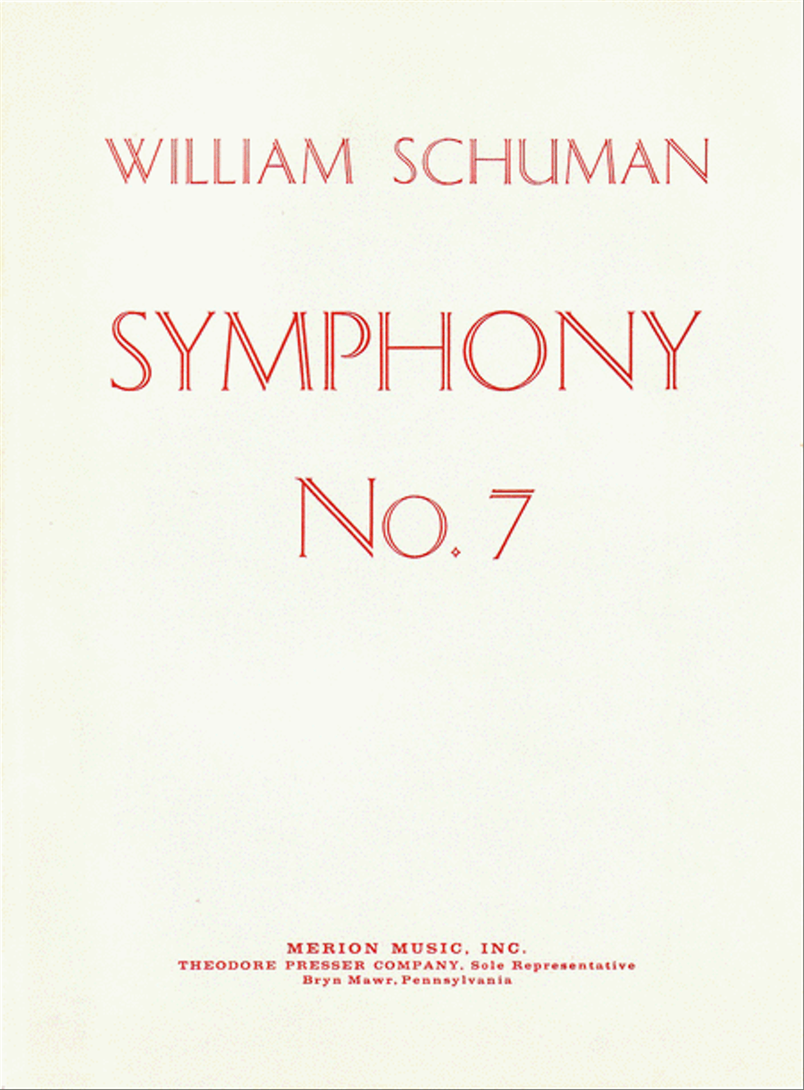 Symphony No. 7 Orchestra scores gallery preview page 1