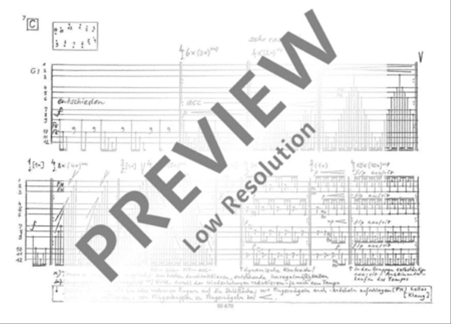 Stuhlgewitter Score scores gallery preview page 8