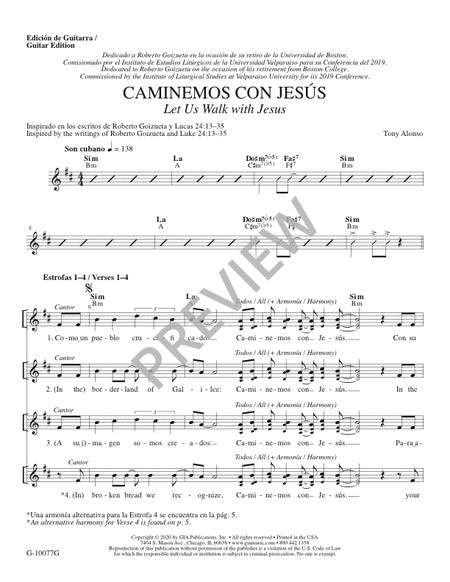 Caminemos con Jesús - Guitar edition