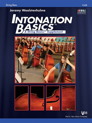 Book cover for Intonation Basics: A String Basics Supplement - String Bass