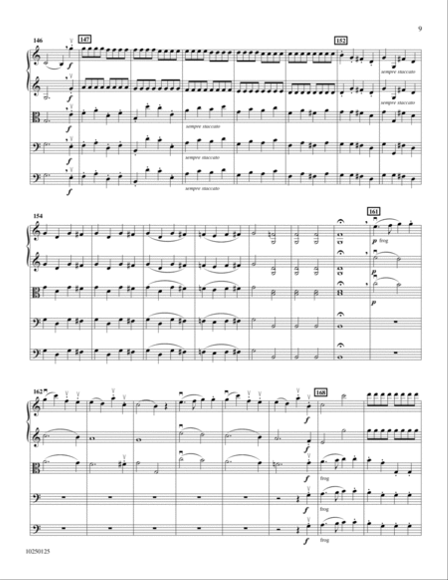 Symphony No. 50 in C: Finale Orchestra scores gallery preview page 8