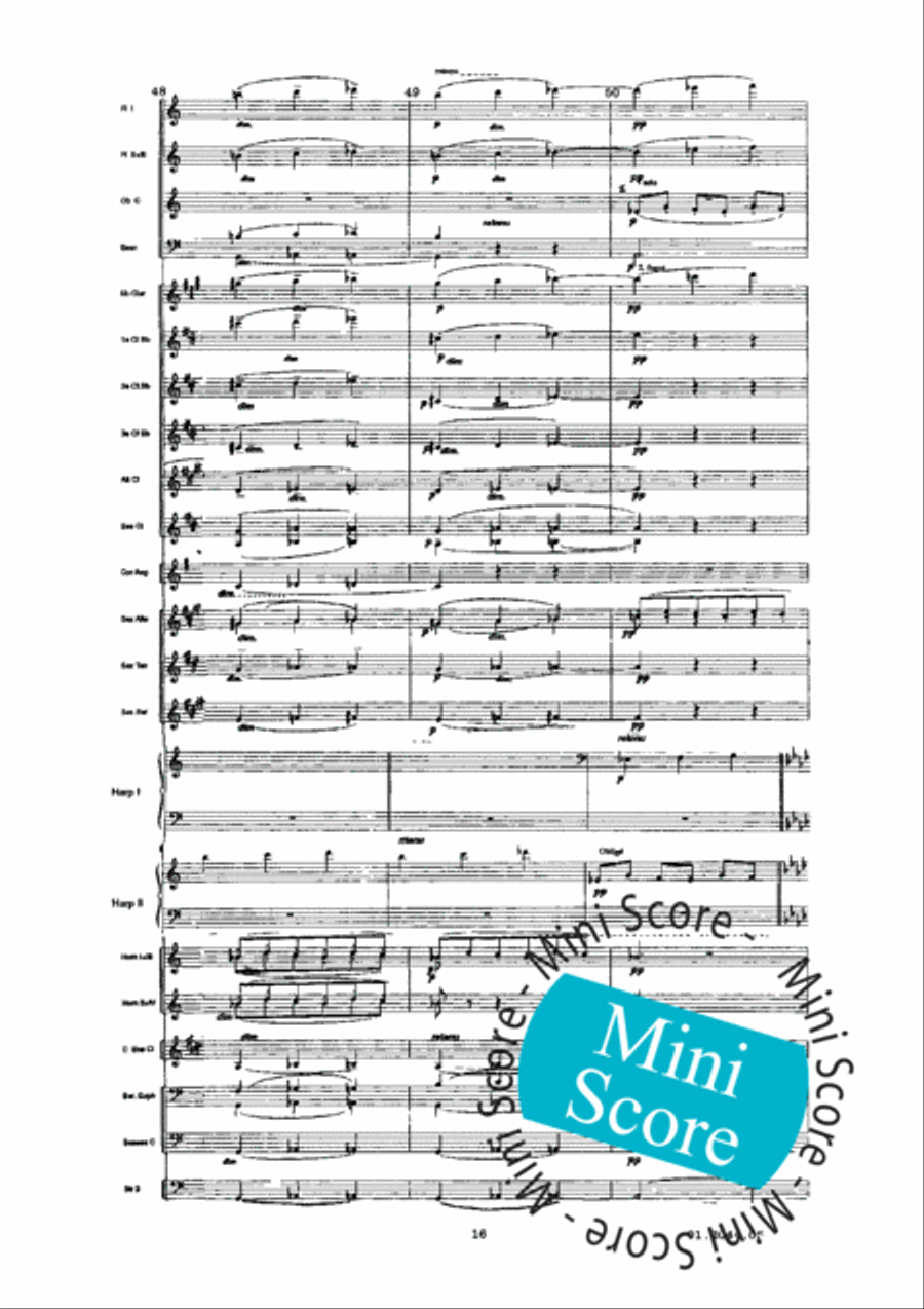 Prelude a L'Apres-Midi D'un Faune Concert Band scores gallery preview page 20