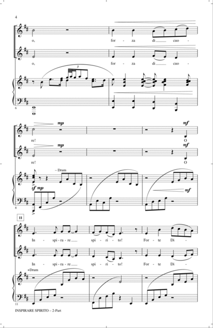 Inspirare Spirito Inspirare Spirito 2-Part scores gallery preview page 2