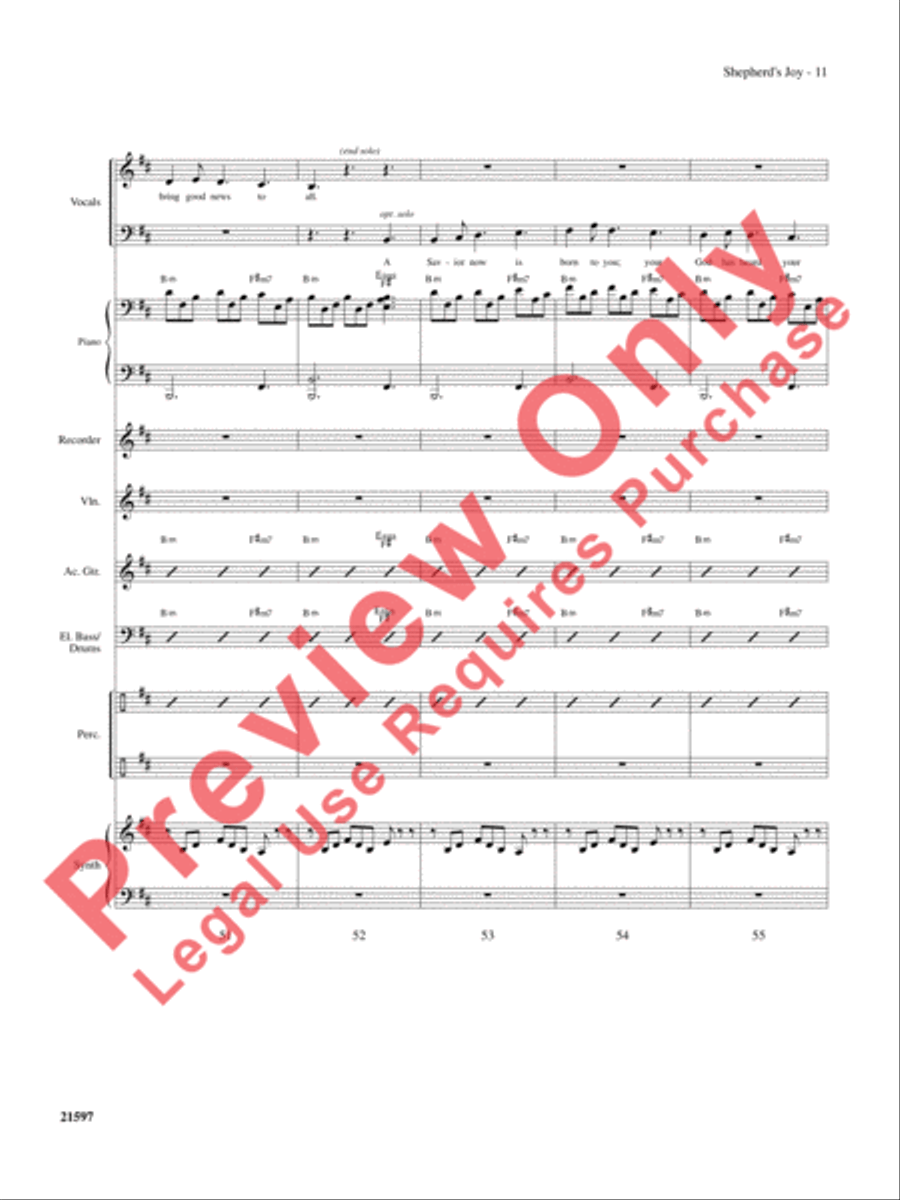 Shepherd's Joy Choir scores gallery preview page 12